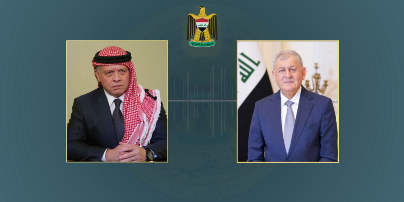 رئيس الجمهورية يبحث مع ملك الأردن تداعيات التصعيد الأخير وانعكاساته على الأمن والاستقرار الإقليمي